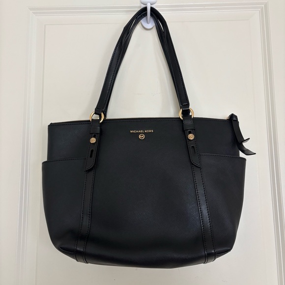 New- Michael Kors Sullivan Medium Saffiano Leather Tote 13.5x10.5 - Picture 1 of 7